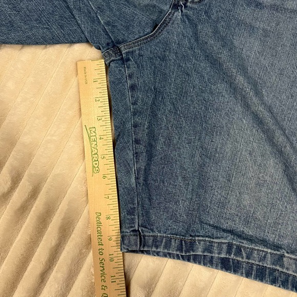 Wrangler 42 Medium Wash Carpenter Work Utility Denim Blue Jean Shorts - Picture 5 of 7